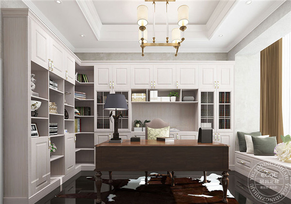 簡歐書房—點(diǎn)到為止的精簡美